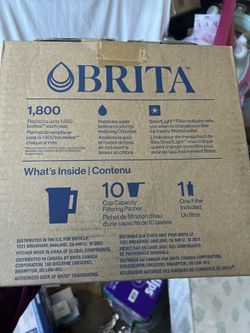New Brita Filter Pitcher