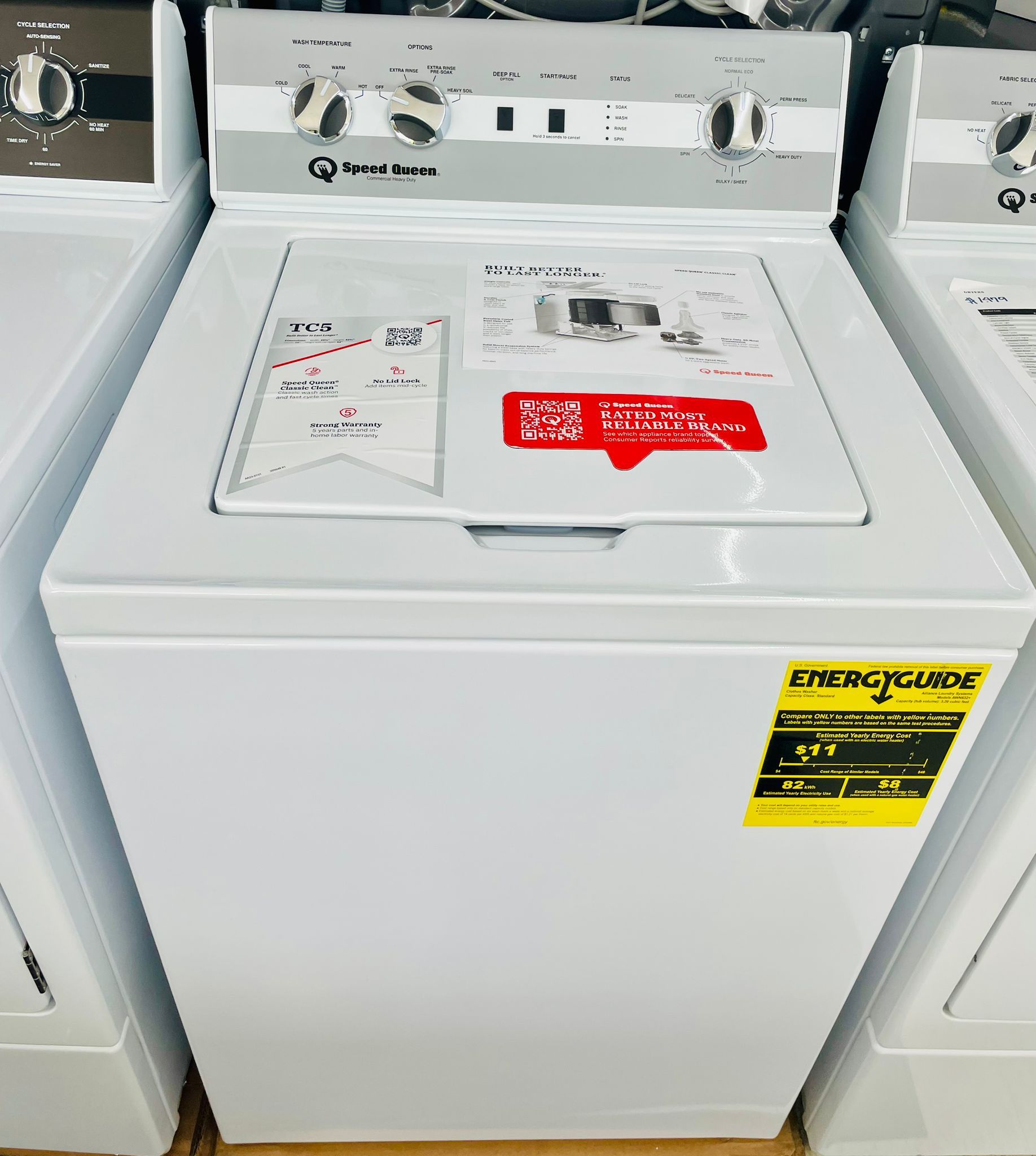 🔥🔥27” TC5 Speed Queen Washer
