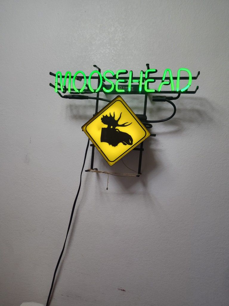 Moose head Neon Light