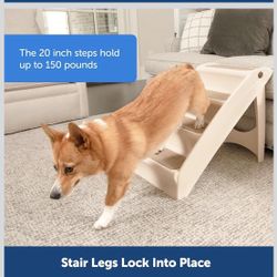 20 inch petsafe folding dog stairs / pet steps 