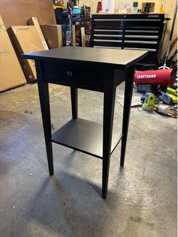 Dark Brown/Black End Table