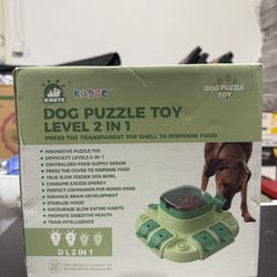 KADTC 2 Levels of Challenge Dog Puzzle Feeder