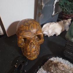Crystal Skull Jasper Stone 