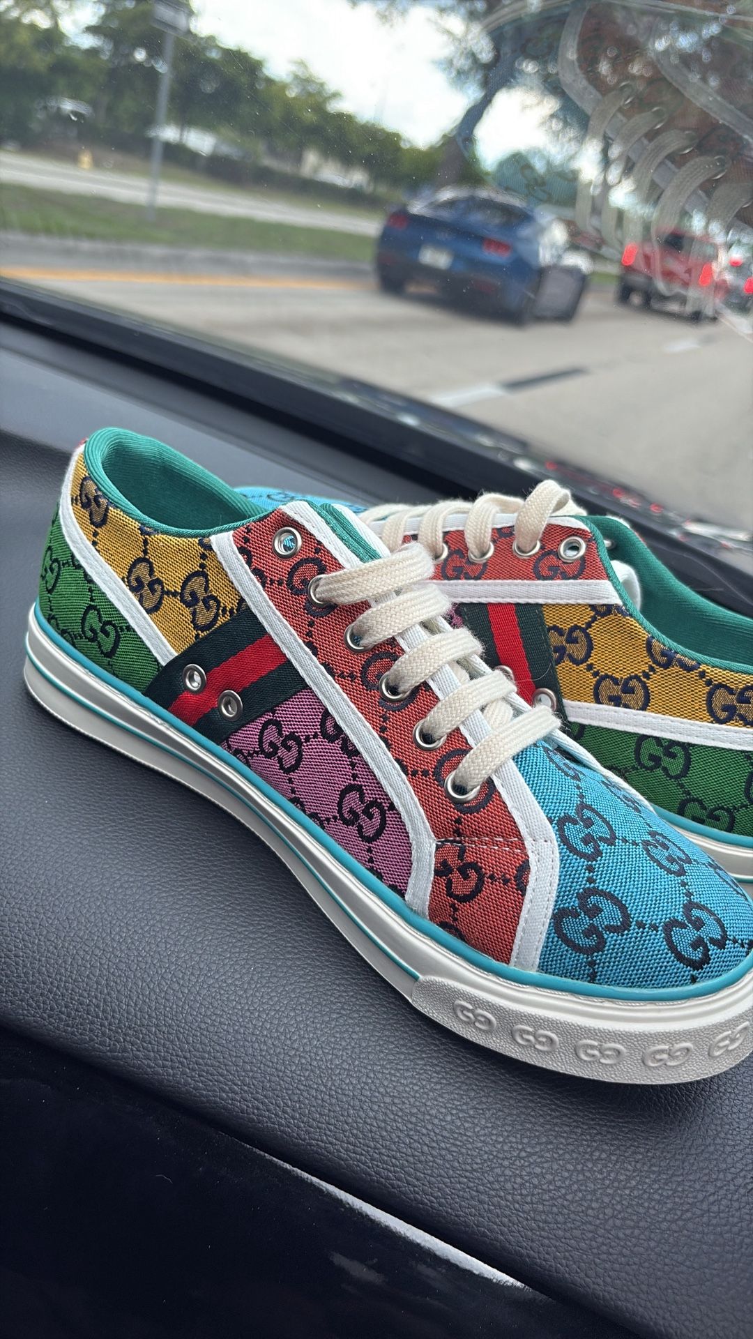 Multi Color 1977 Tennis Shoes 