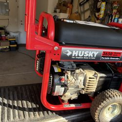 Husky 3650/4550 Portable Generator With A Subaru Engine Made In Japan Very Low Hours