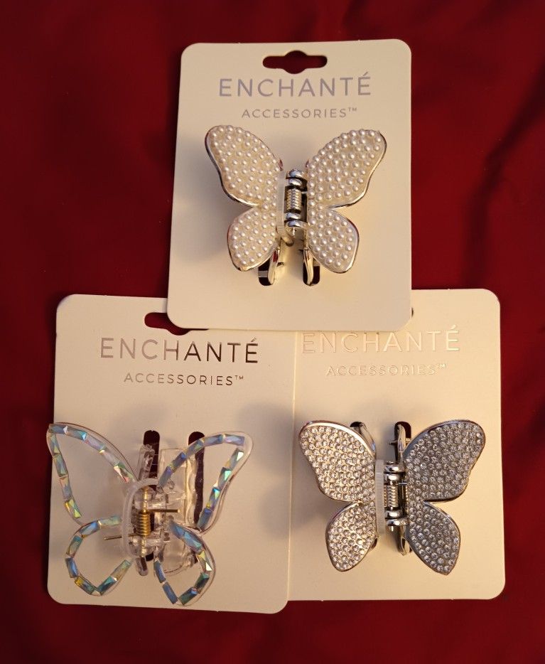 Butterfly Hair Clips