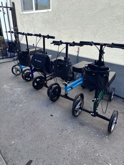 Elenker knee scooter with bag