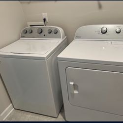 Whirlpool Washer And dryer 