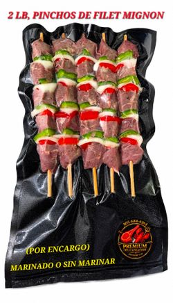 Pinchos de filet mignon