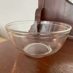 Vintage Pyrex 7403 10 Cup Clear Mixing Bowl With Ribbed Top