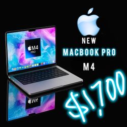 🔥✨New Apple 14” MacBook Pro M4 Laptop 24gb ram 1TB SSD - Silver | High Spec For Videographer-Photographer Editor After Effects Adobe suite   