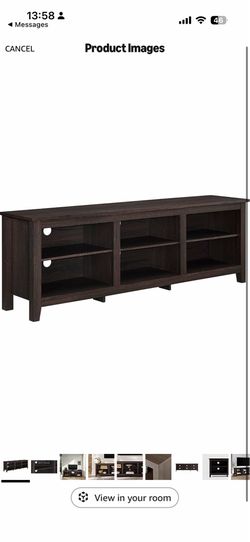 TV Stand Media Cubby Console