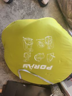 PORAU Yellow Pop-Up Tent