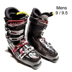 Mens Salomon Ski Boots (Size 9 / 9.5) 