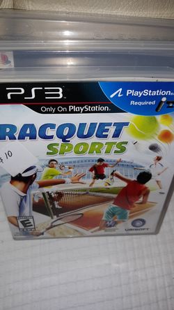 PS 3, game. Racquet Sports