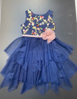Embroidery Girls Special Occasion Dress