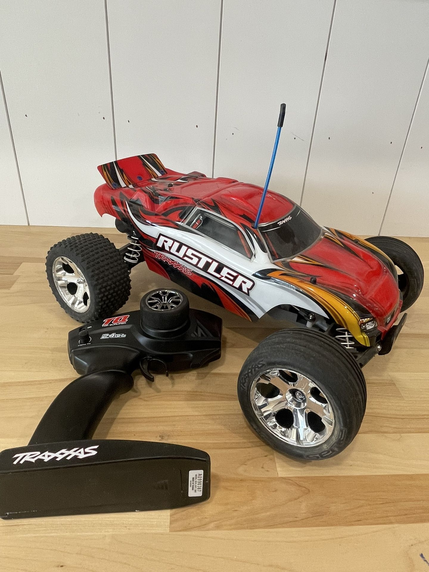 Traxxas Rustler And Two Amp MT Trucks