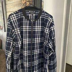 Men’s Large Zip Up Flannel 