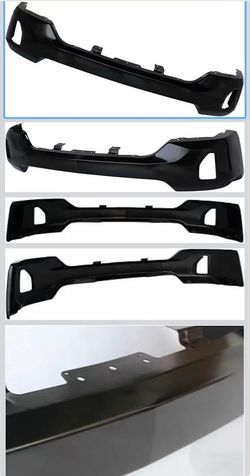 2470 $250  Car Bumper Front Black W/Fog Lamp Holes W/O Sensor Holes Compatible for Chevrolet Chevy Silverado 1 2017 2018 GM1002868 OE style bu