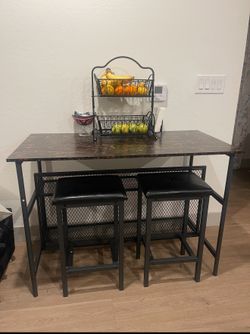 Dining table stool set , bar