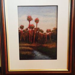 Dauphinee original oil painting of Florida scene