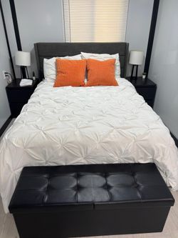 Bed with Storage & Mattress