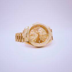 Burei Gold plated Rolex style watch