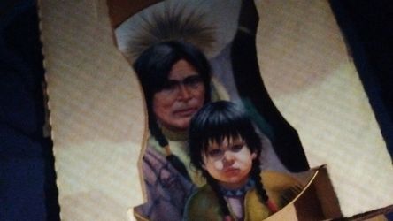 American heritage Indian porcelain plate collectible