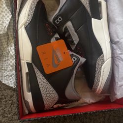 jordan 3 cement size 10 worn once 