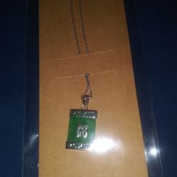 925 Silver Necklace With Jade