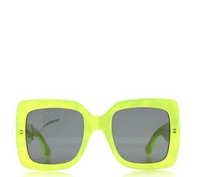 Authentic Gucci Oversize Lime Green Sunglasses