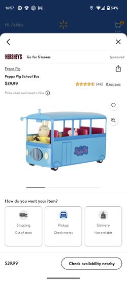 Peppa pig best sale school bus argos