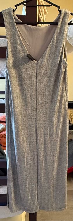 🧡😘BoboEU Gray Sparkle Knit Sleeveless Dress - Women’s S🧡😘