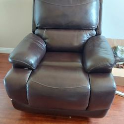 Faux Leather Recliner