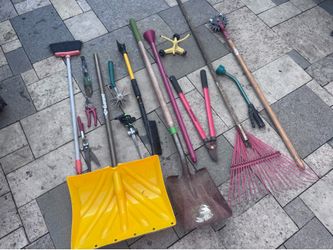Assortment Garden Yard Tools Lot
