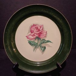 Floral Decorated Plate