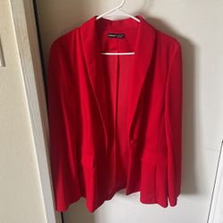 Red SHEIN Blazer Size L
