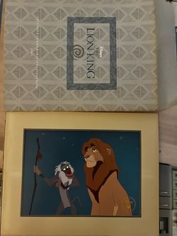 Disney The Lion King 1995 Exclusive Commemorative Lithograph