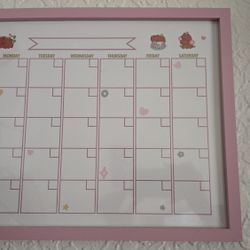 Pink Cacbara Calender 