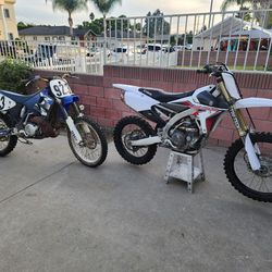2015 Yamaha 450F 4 Stroke & 1997 YZ 250 2 Stroke (blue)
