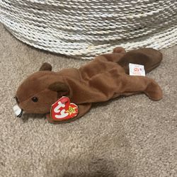 Bucky Beanie Baby Beaver
