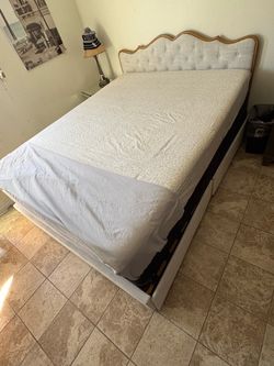 Queen sized bed