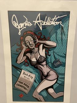 Jane's Addiction, 2003 Nottingham UK, Signed and Numbered by Justin Hampton