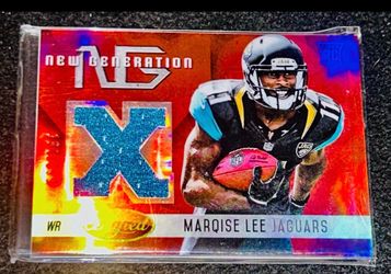 Marquise Lee Relic Patch /299 Red Materials Certified 2014