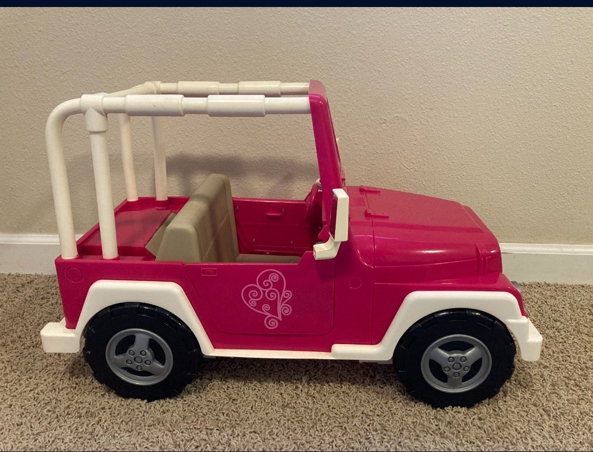 Doll Horse trailer And Jeep 