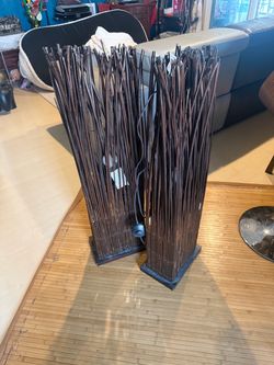 Reed Floor Lamp 11 wide by 36 tall