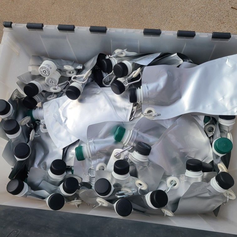 Refillable Flasks 16oz Use For Drinks, Concerts, Or Make Ice Packs Only .20 Cents Each, Located 39th Ave Dunlap In Phoenix STILL Up Still Got