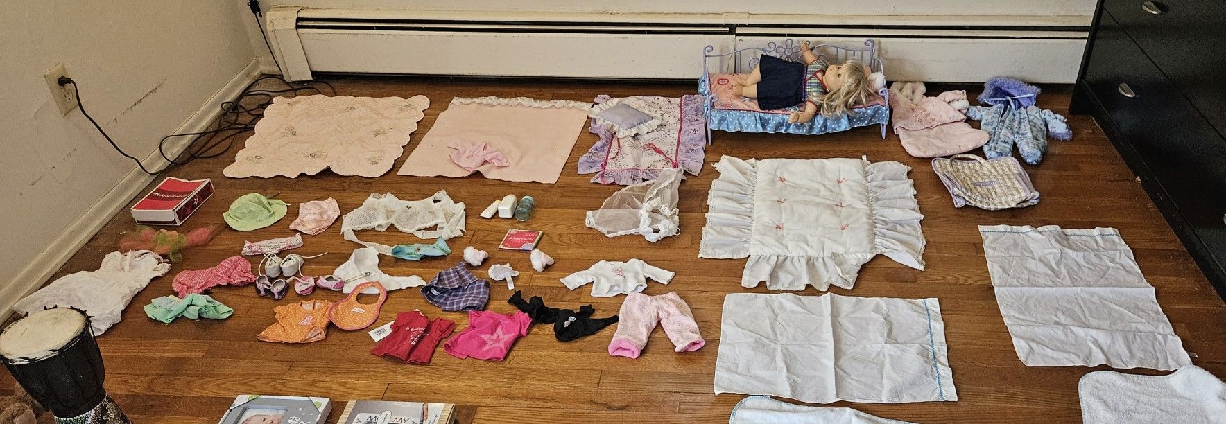Everything Is Real American Girl Doll Bed Bedding Clothes Pet Accessories