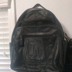 Los Angeles Dodgers Leather Backpack 