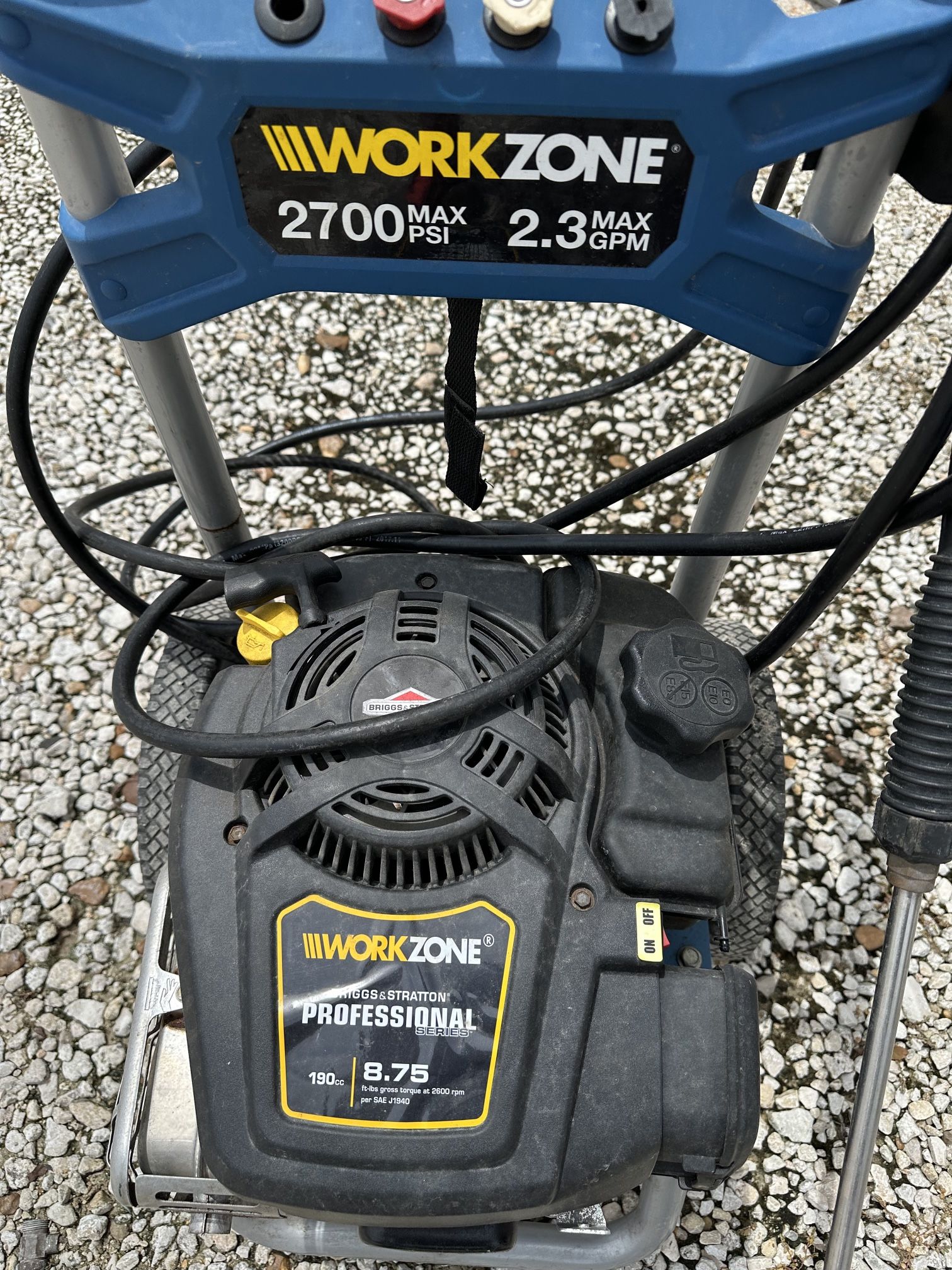 Work Zone 2700 PSI Gas Pressure Washer